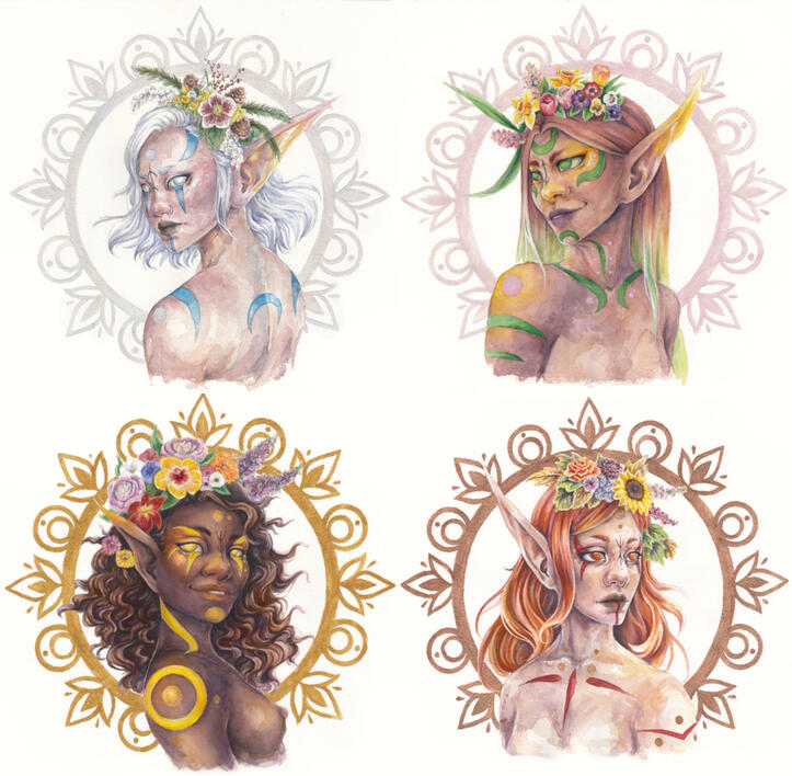 Seasons (Winter, Spring, Summer, Autumn)